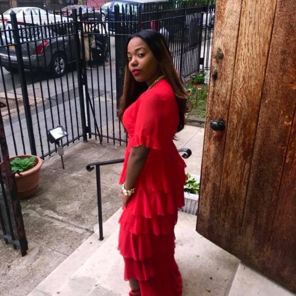 Red dress